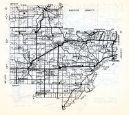 Carver County, Hazelton, Hollywood, Watertown, New Germany, Mayer, Hennepin, Camden, Waconia, Lake Town, Minnesota State Atlas 1954